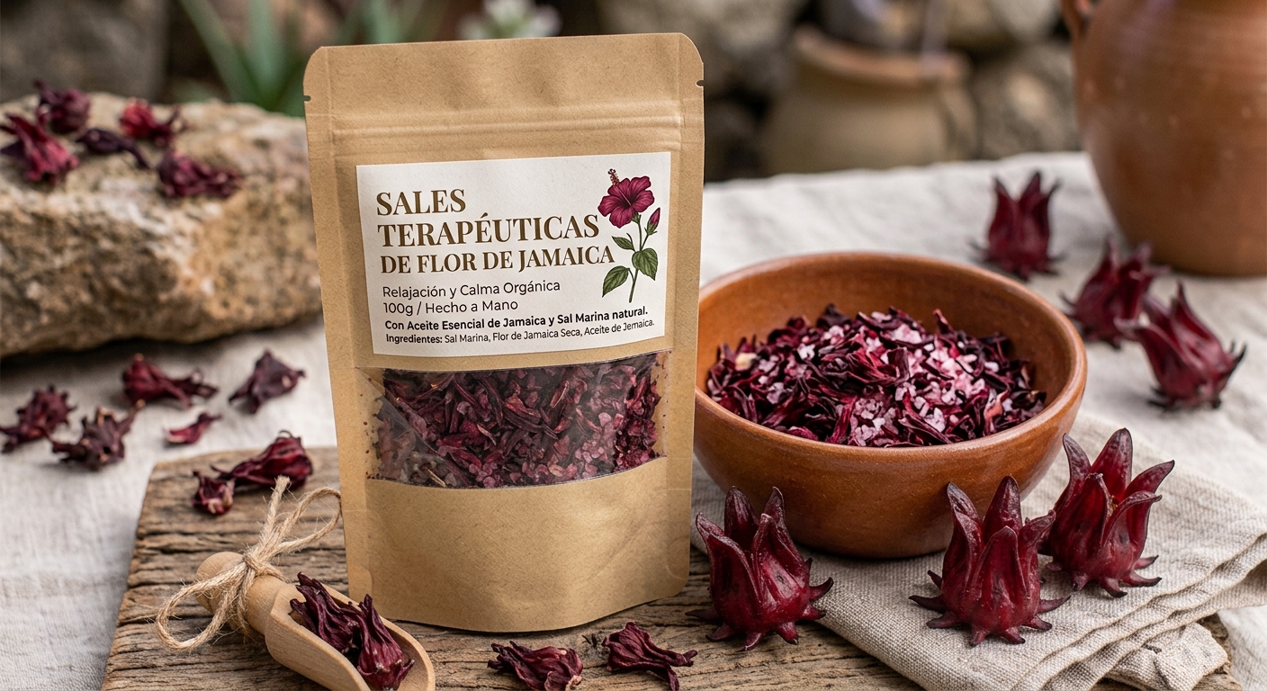 Sales terapeuticas de Flor de Jamaica